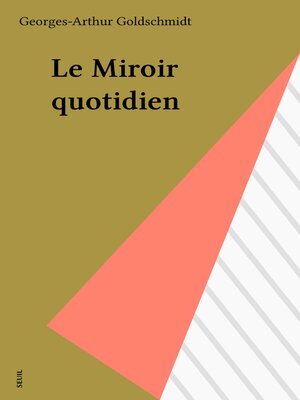 cover image of Le Miroir quotidien